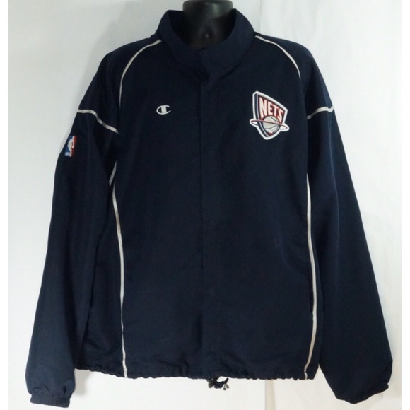 new jersey nets warm up jacket